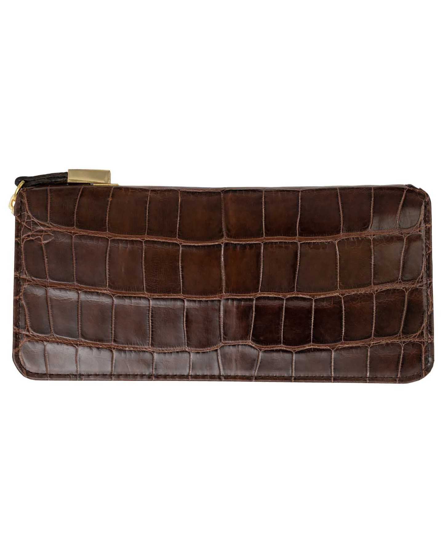 [JILLSTUART]★25AW★AVENUE CROC EMBOSSED LEATHER CARD WALLET Jill Stuart black faux crocodile ladies wallet in Good